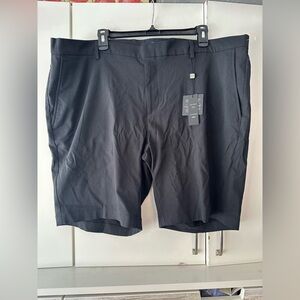 Kenneth Cole Men's Charcoal Flat Front Shorts